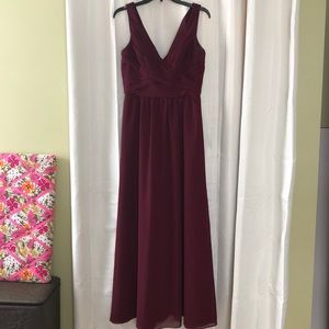 Sorella Vita burgundy gown